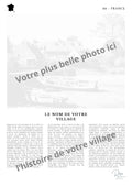 Affiche "Votre village personnalisé"